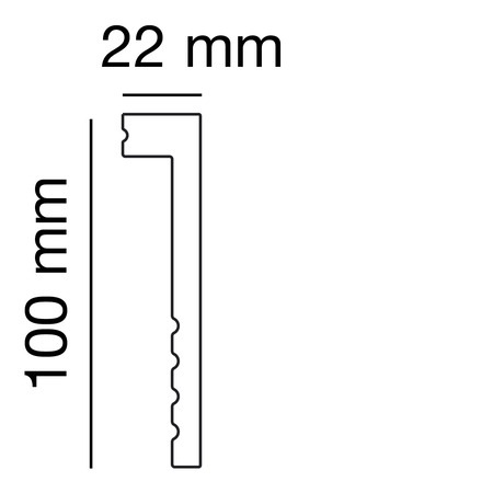Sockelprofil SP 1171, Anwendungsbild 1