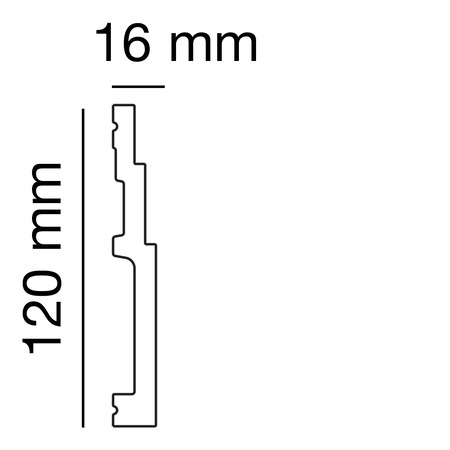 Sockelprofil SP 1180, Anwendungsbild 1