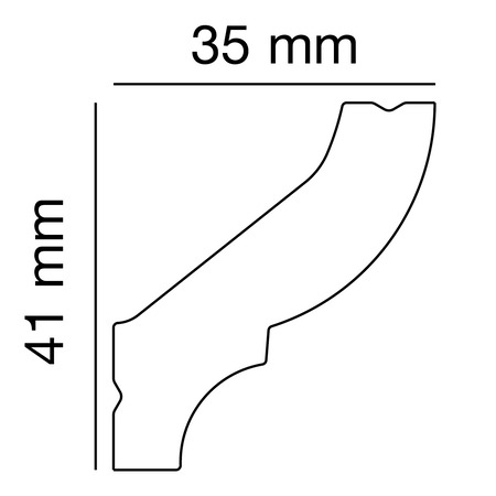 Polystyrol-Profil PS 2501, Anwendungsbild 1