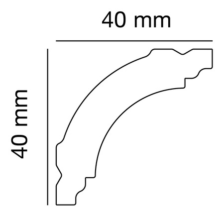 Polystyrol-Profil PS 2510, Anwendungsbild 1