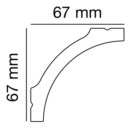 Polystyrol-Profil PS 2522, Anwendungsbild 1