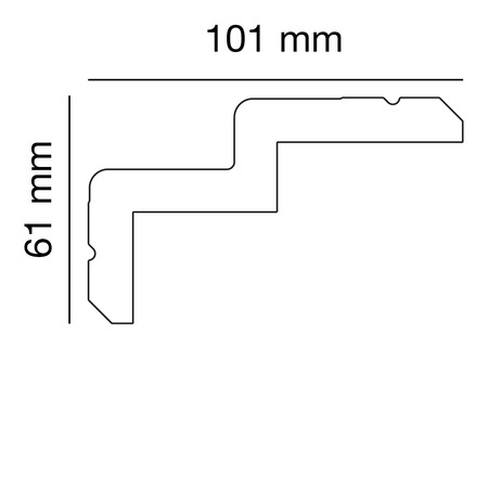 Zierprofil TL 3390, Anwendungsbild 1